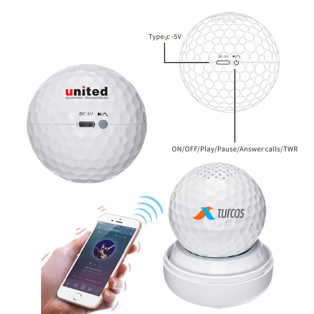 SonicWave Sports Golf Bluetooth Speaker 12