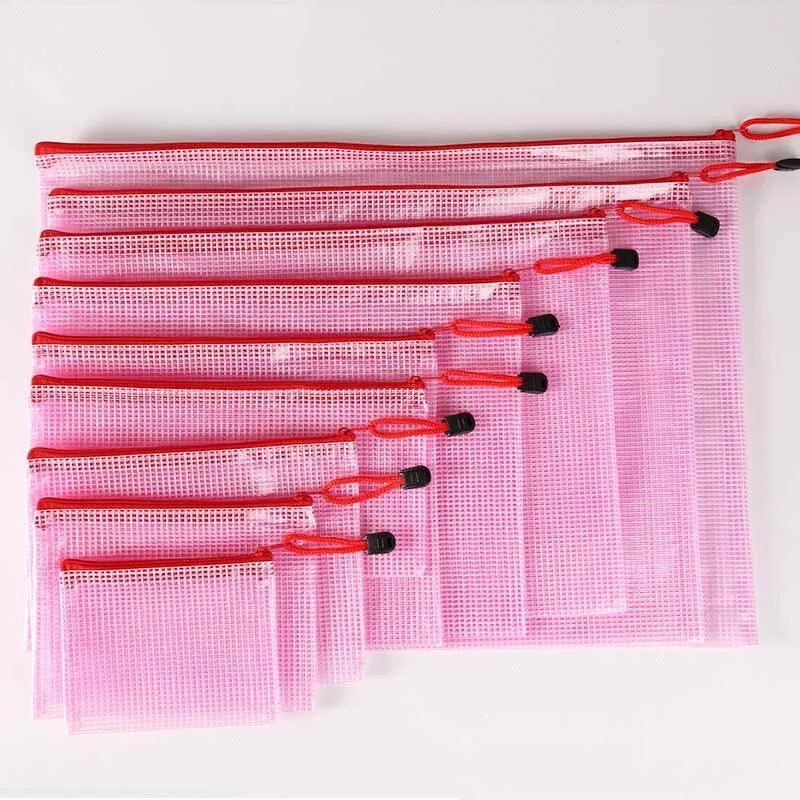 Zipper Mesh Document Pouch Bag 5