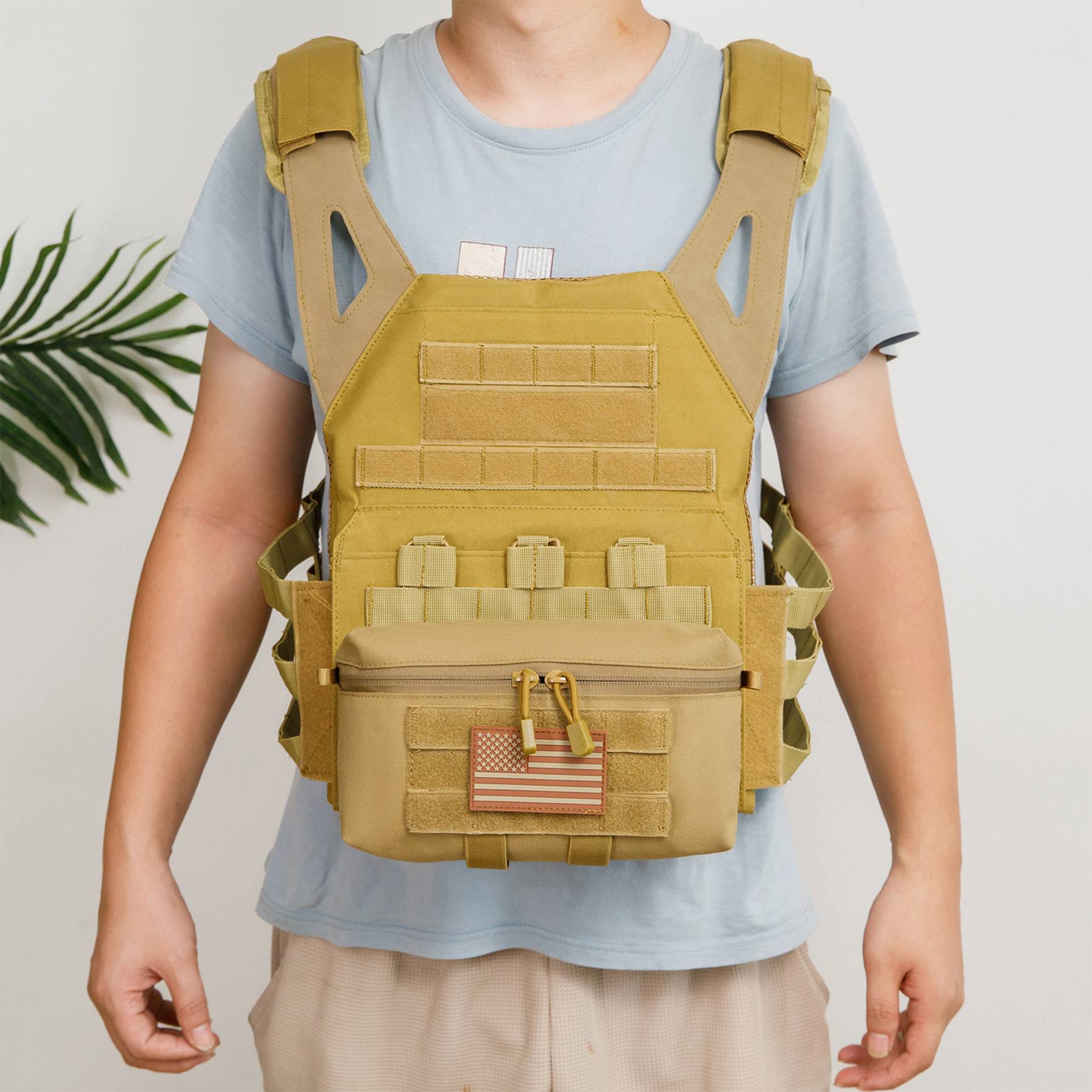 Nylon Tactical Vest-specific mounting storage bag 2