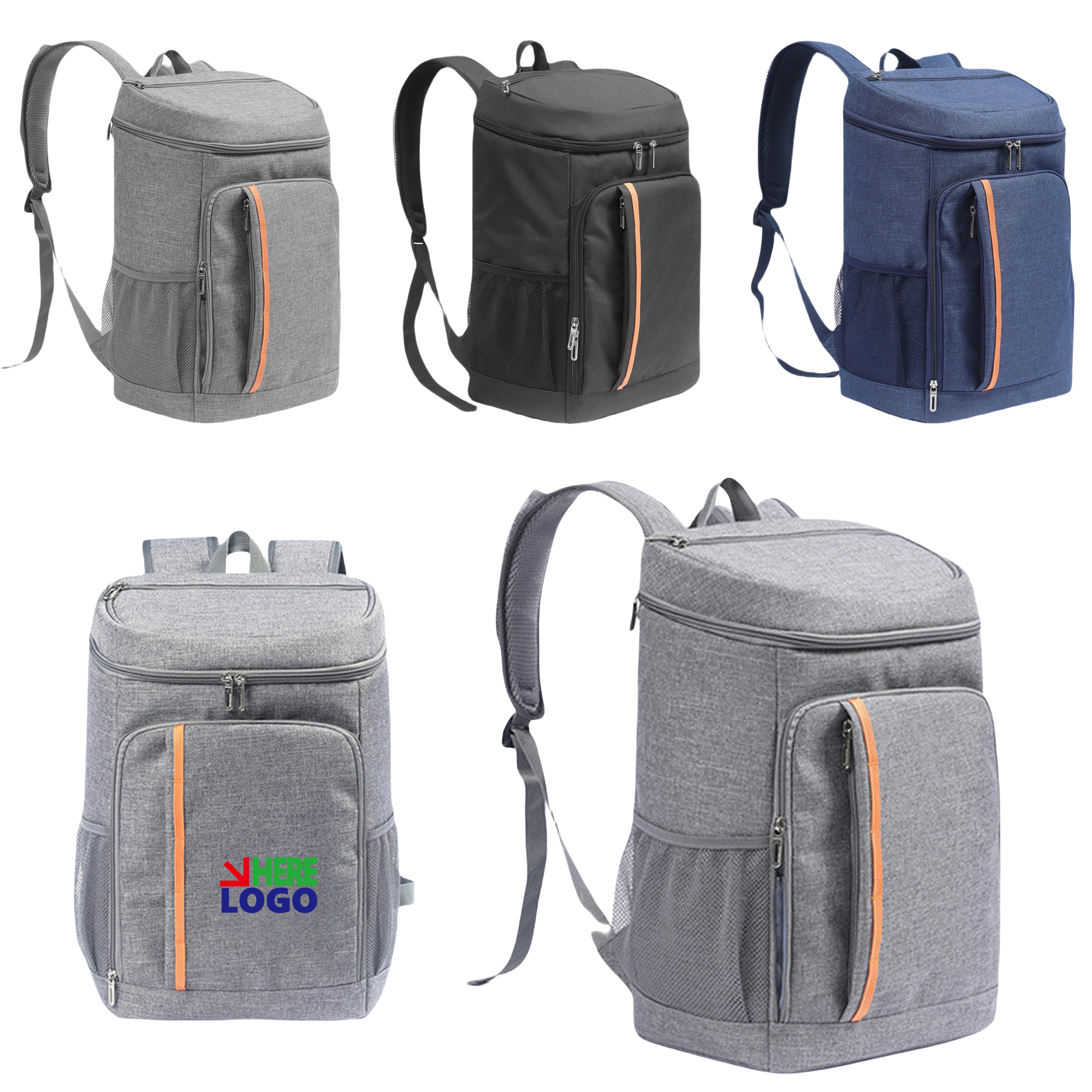 Insulated Backpack Cooler Leak-Proof Lunch Bags MOQ10 1
