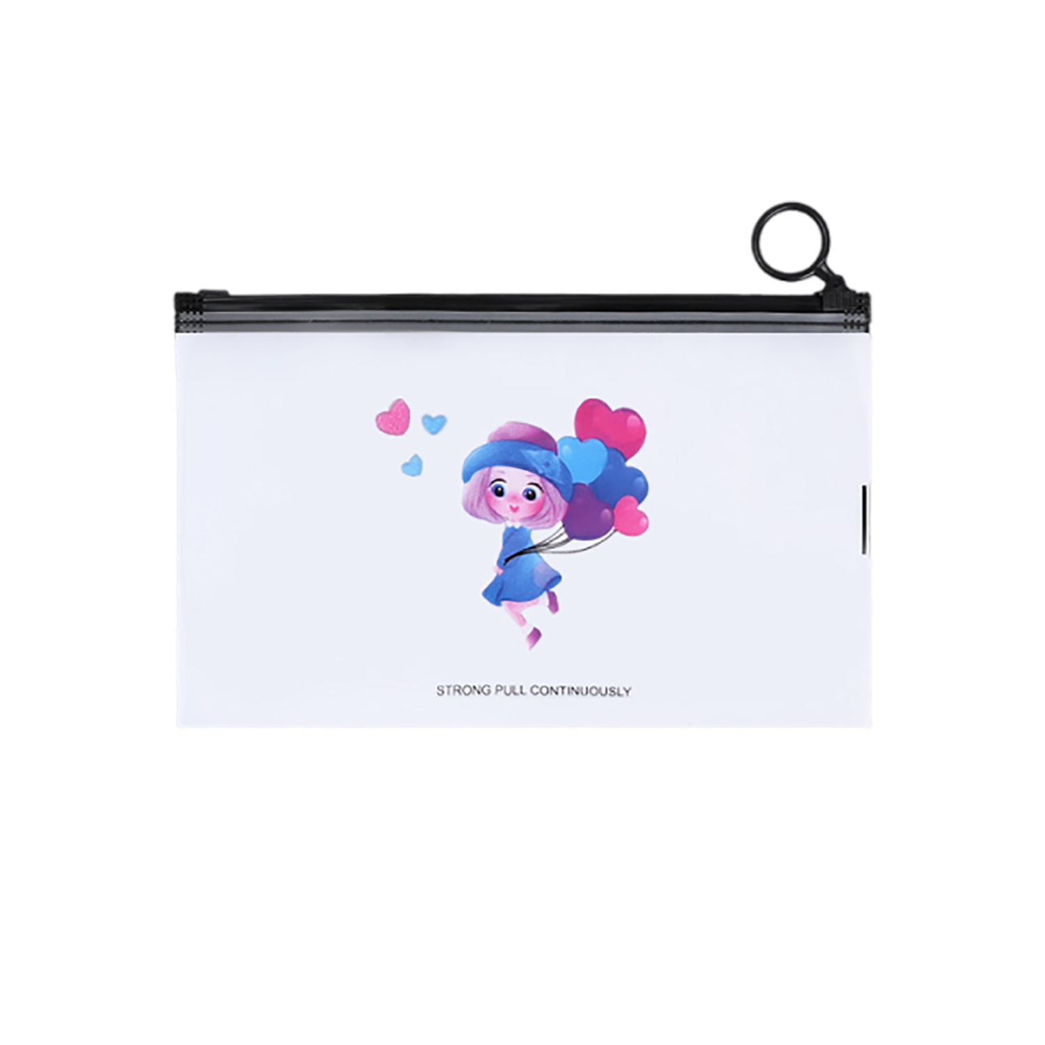 Frosted Transparent Zipper Storage Bag 8