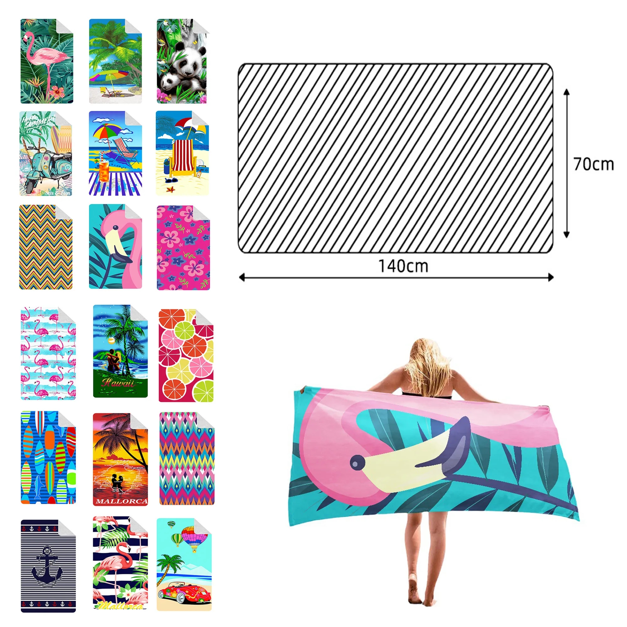 Custom Beach Towel 1