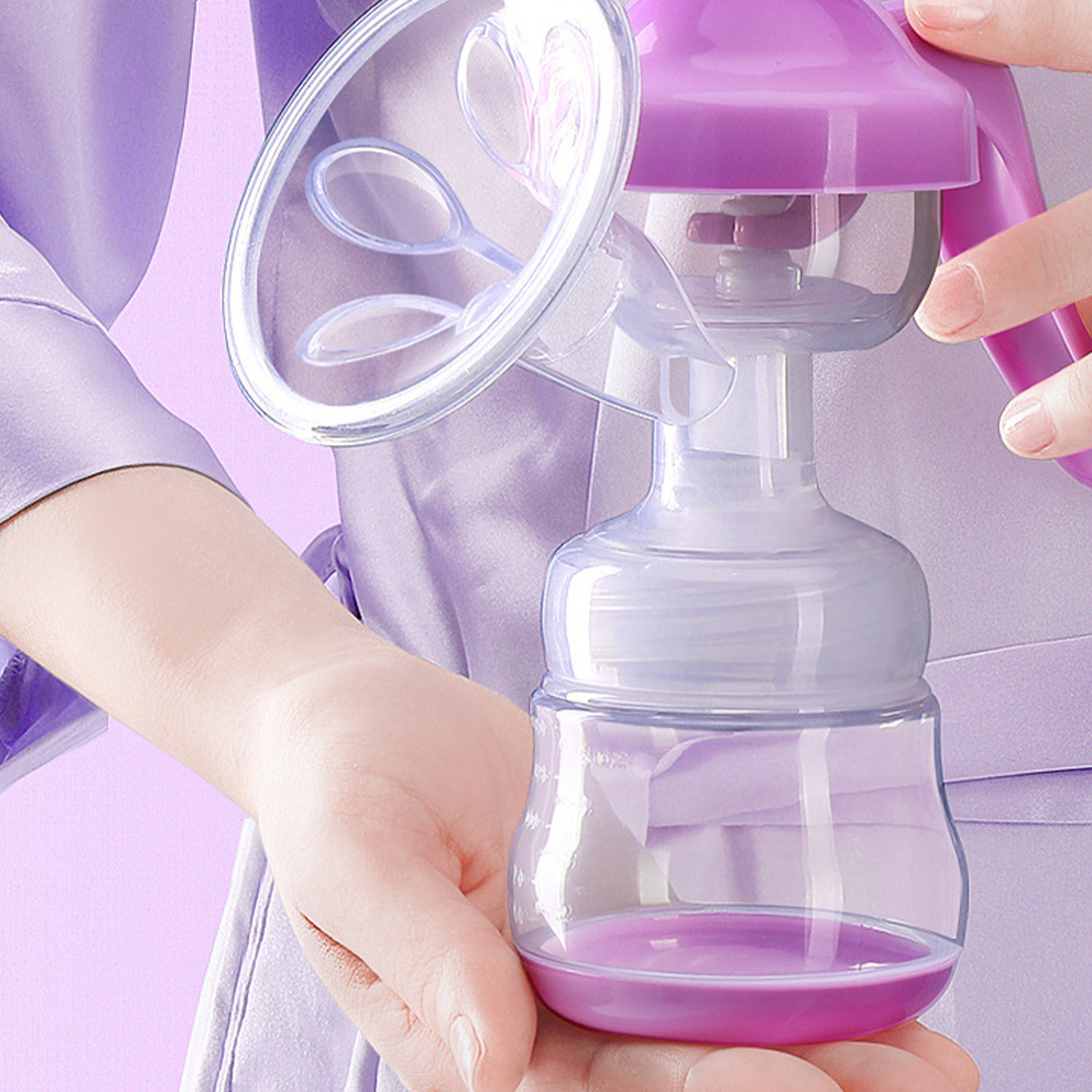 Polypropylene Manual Maternity Breast Pump 4