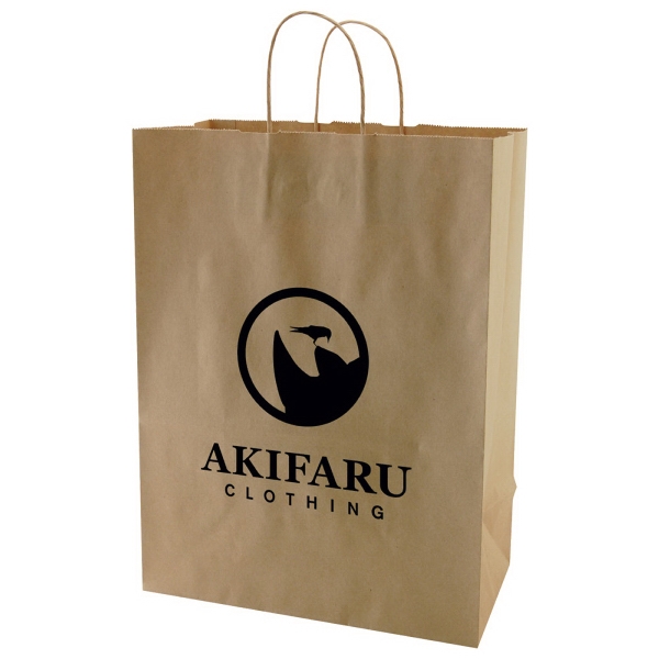 Recycled Natural Kraft Shopping Bag