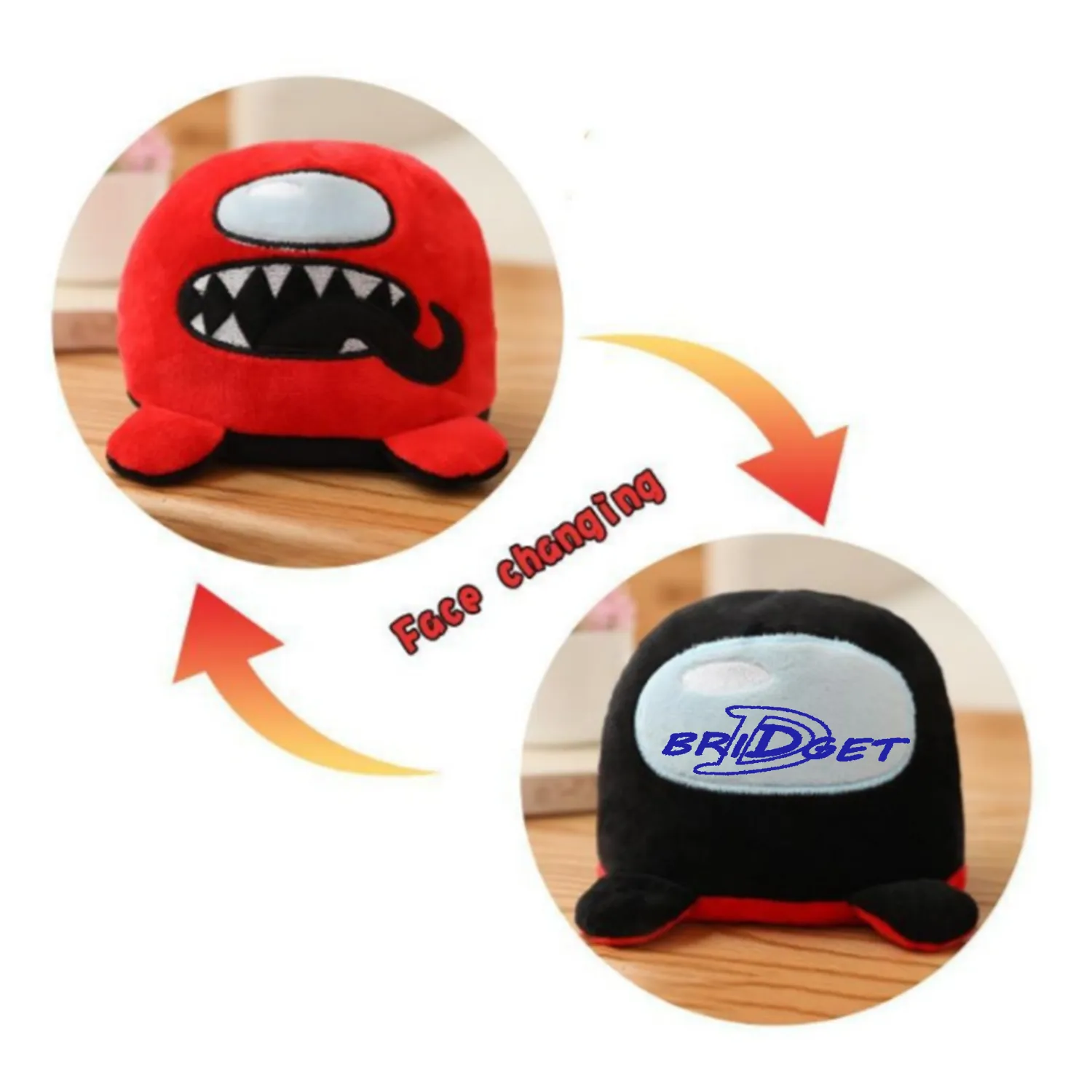Reversible Expression Plush Toy 1