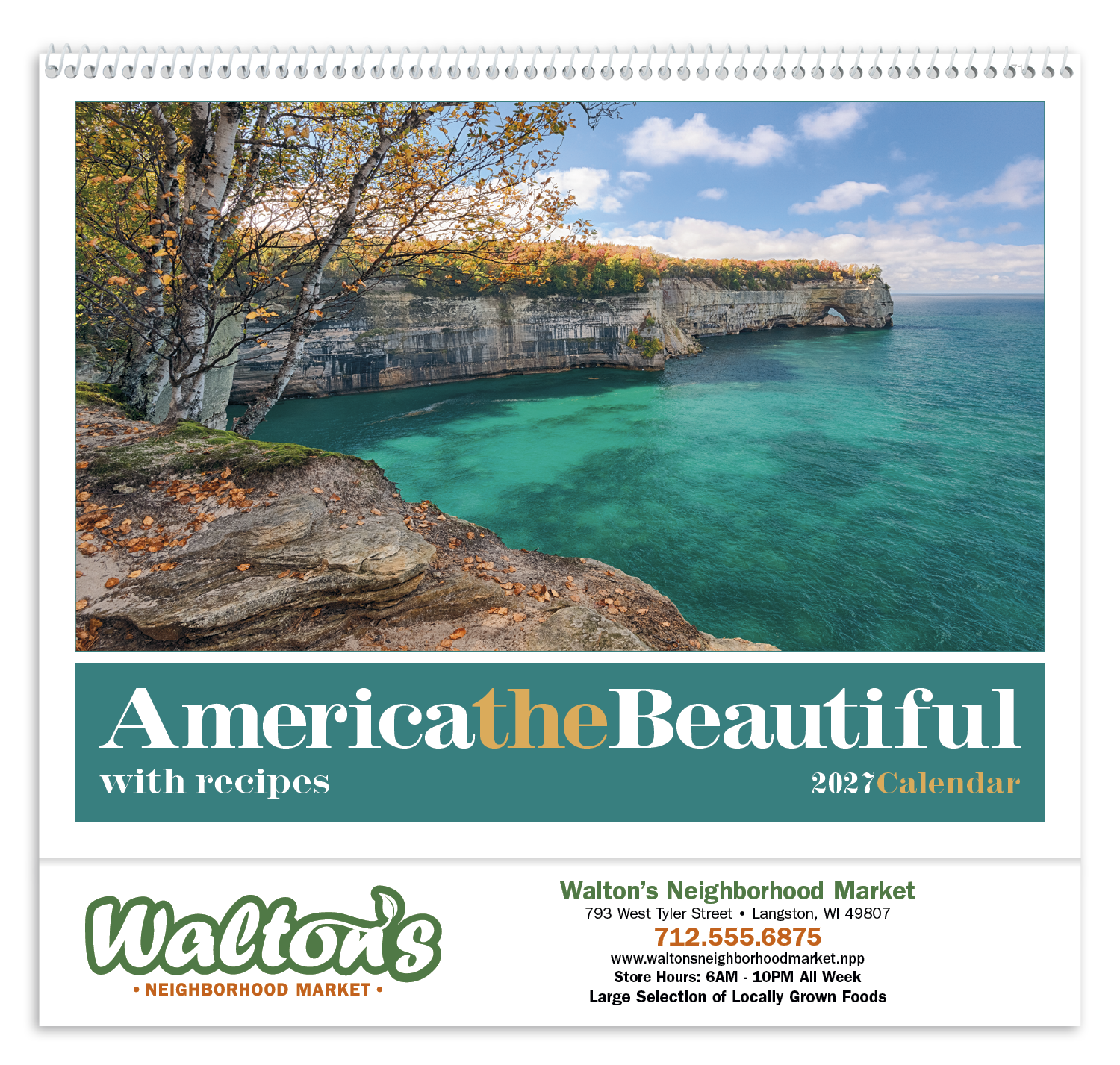 Triumph® Calendars America the Beautiful with Recipes Calendar 50