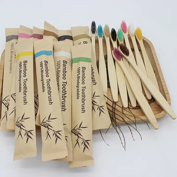 Promotional bamboo toothbrush 1