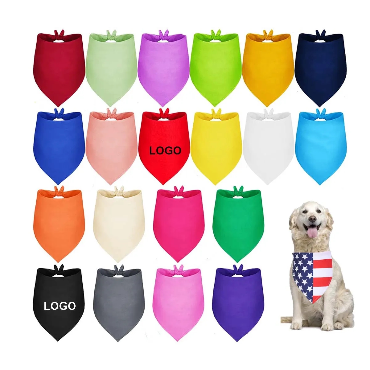 Triangle Pet Bandana 1