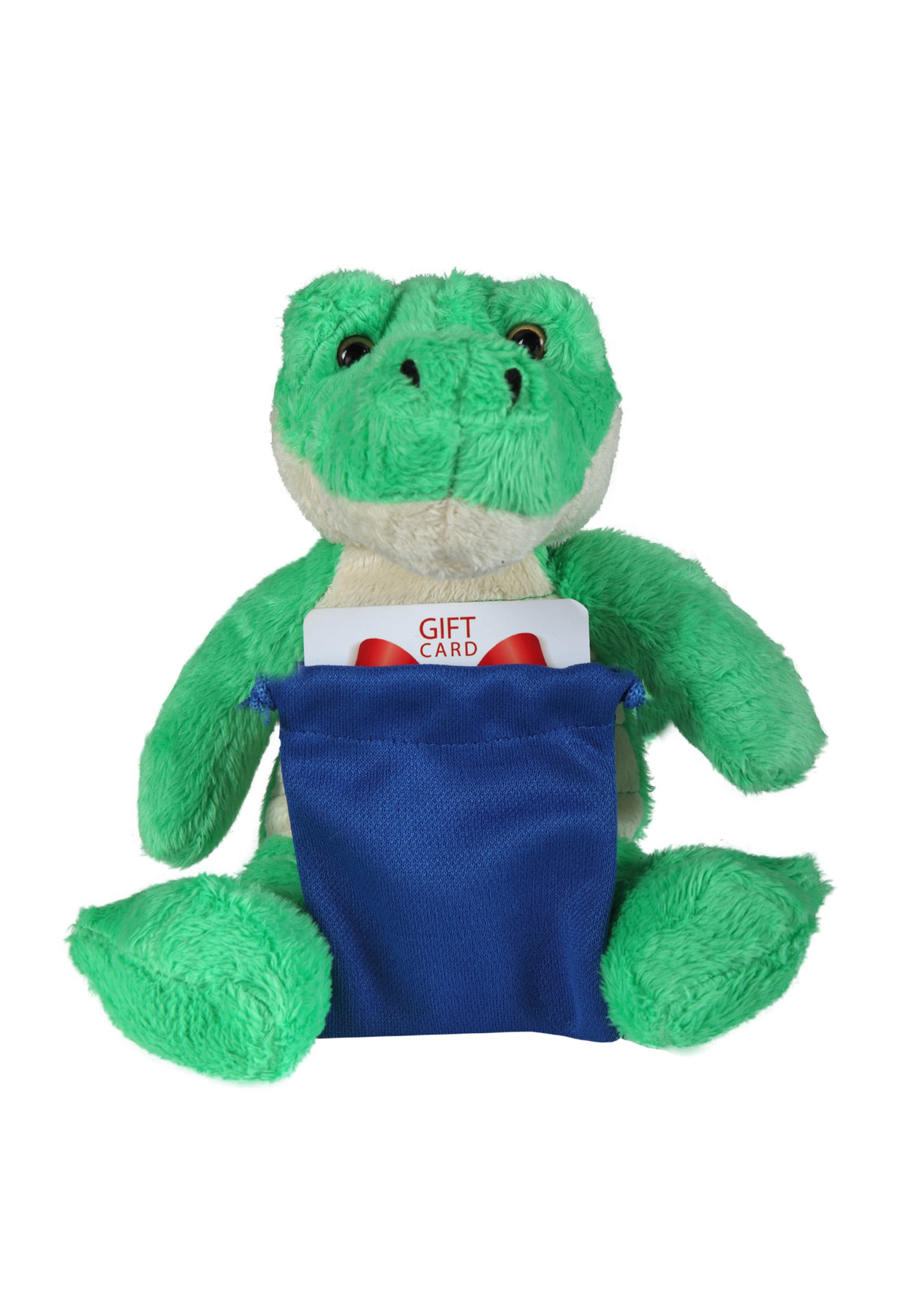soft plush Alligator with gift card sack 5
