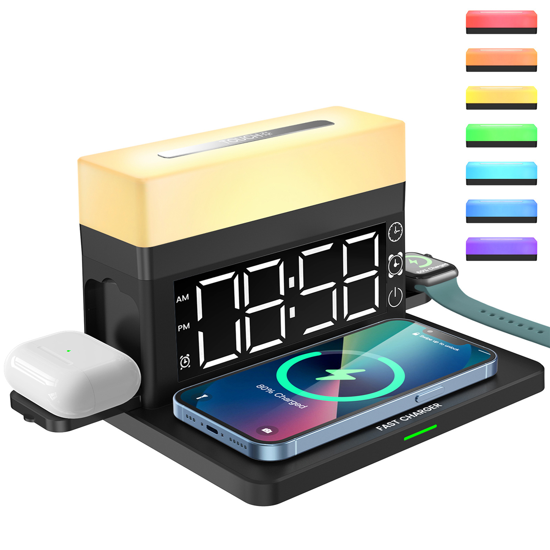 3 in 1 Wireless Charging Station for Multiple Devices 2