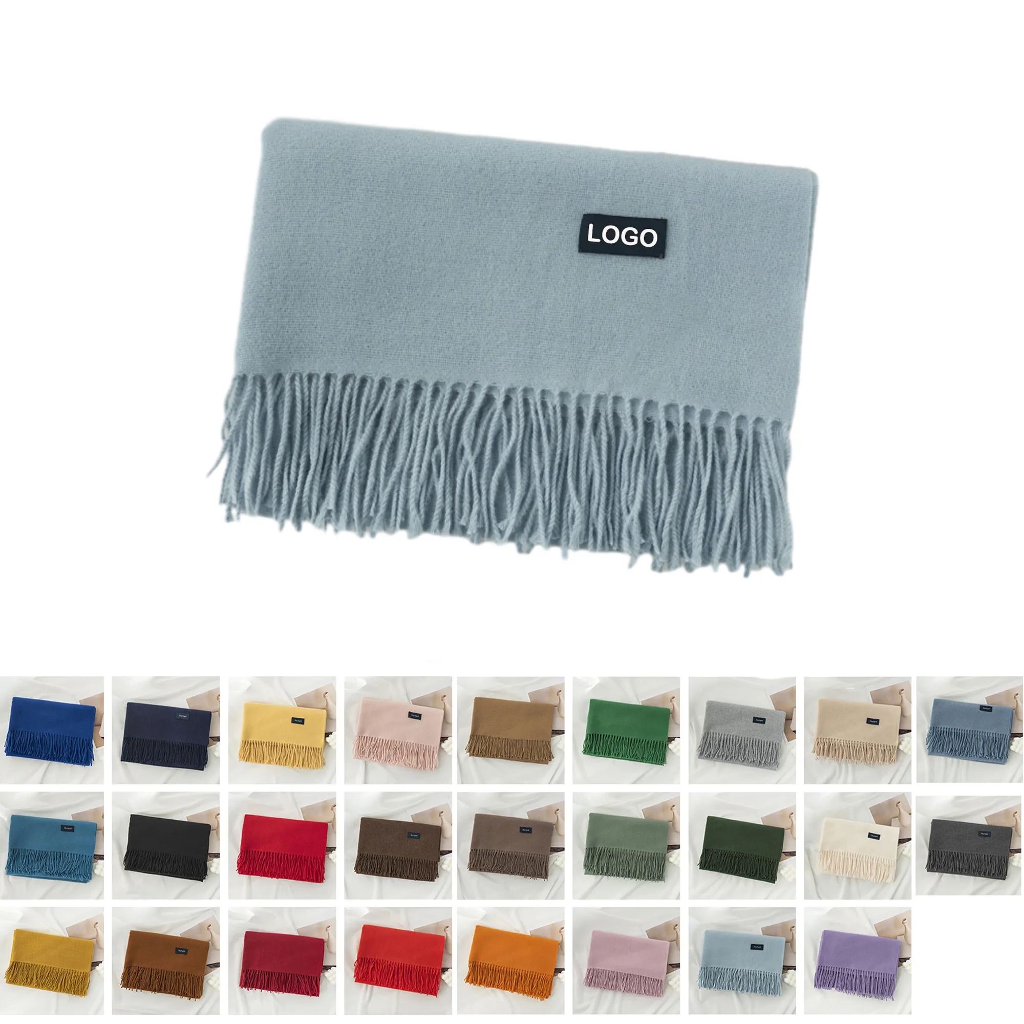 Classic Cashmere Feel Soft Winter Scarf Women Pashmina