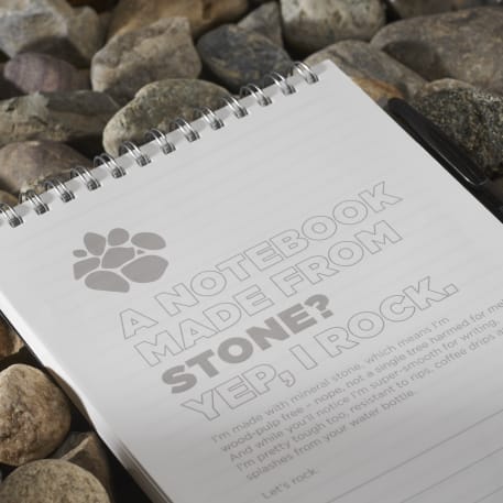5” x 7” Mineral Stone Field Reporter Notebook w/Pe 59