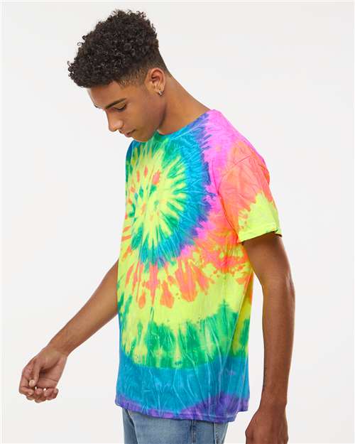 Unisex Multi-Color Tie-Dyed T-Shirt - 1000 249