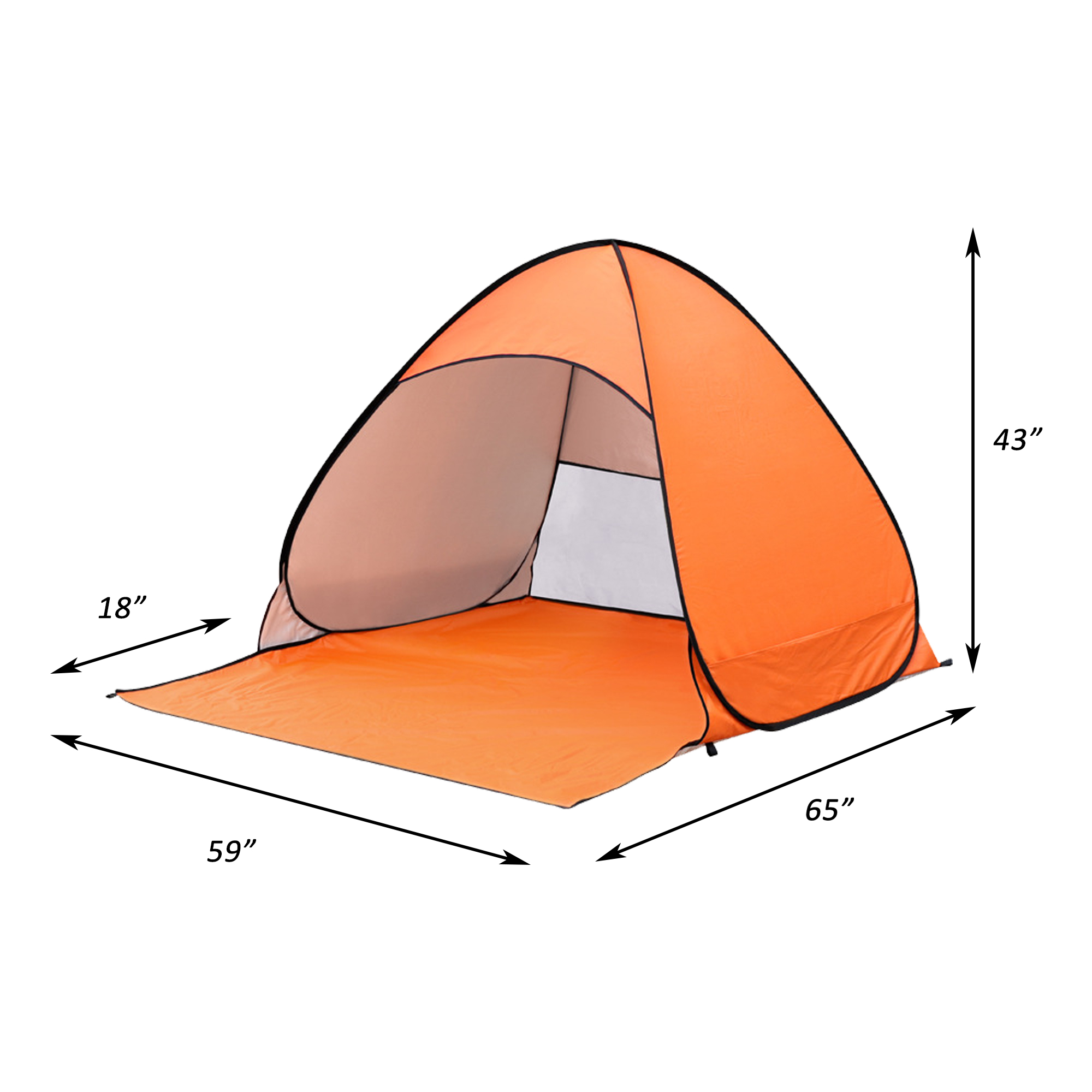 MOQ10 Travel Beach Umbrella 3