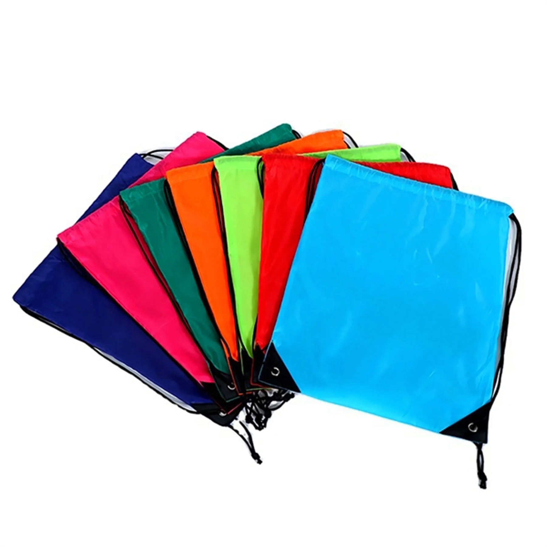 210D Polyester Drawstring Bag Backpack 7
