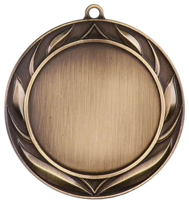 2 3/4" Wreath Medal w/2" Insert 11