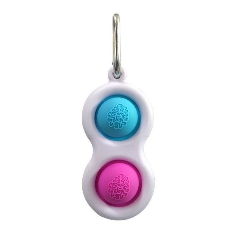 Push Pop Bubble Sensory Fidget Toy Keychain 3