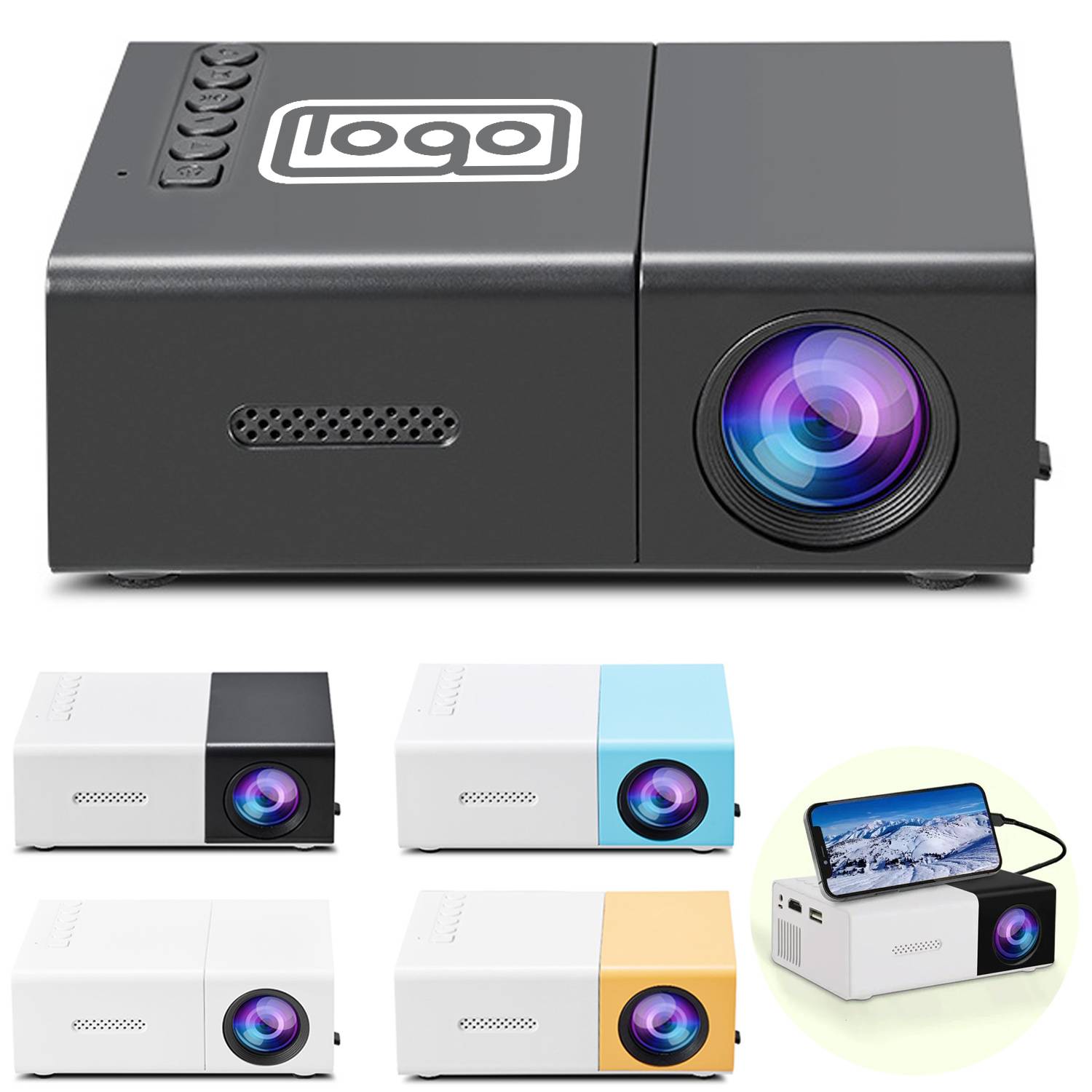 Mini Portable Phone Projector 8