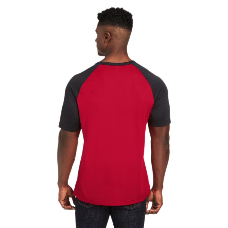 Team 365 Unisex Zone Colorblock Raglan T-Shirt 3