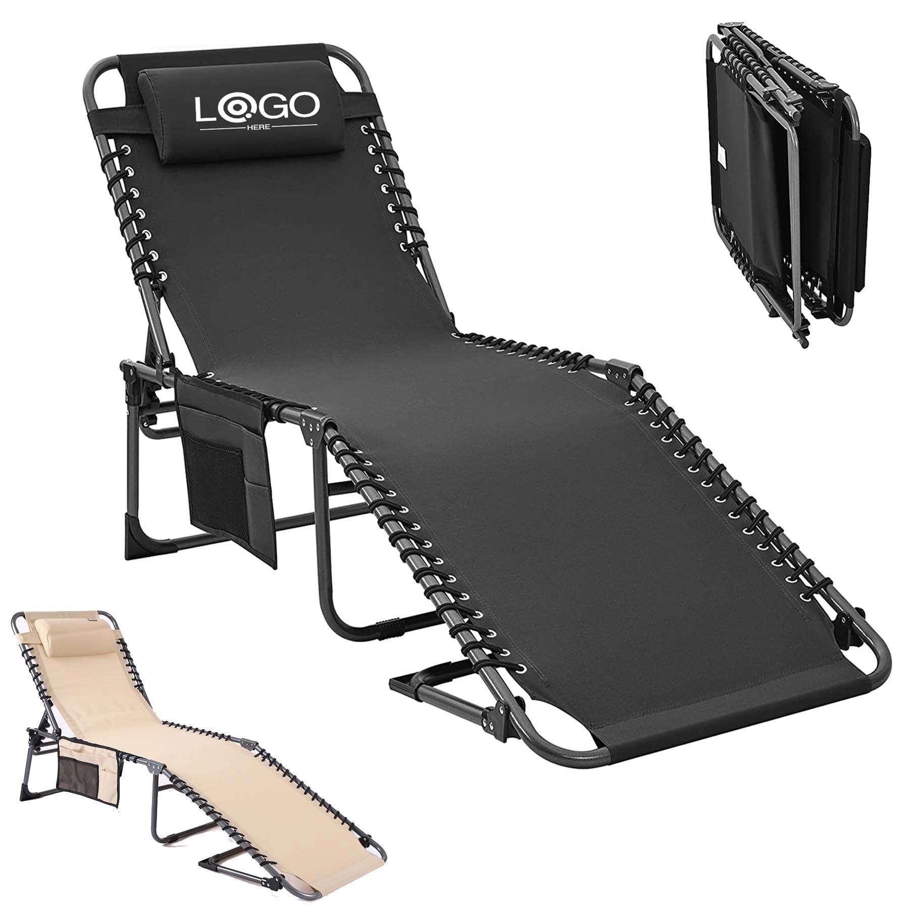 Folding Outdoor Chaise Lounge Chair 2