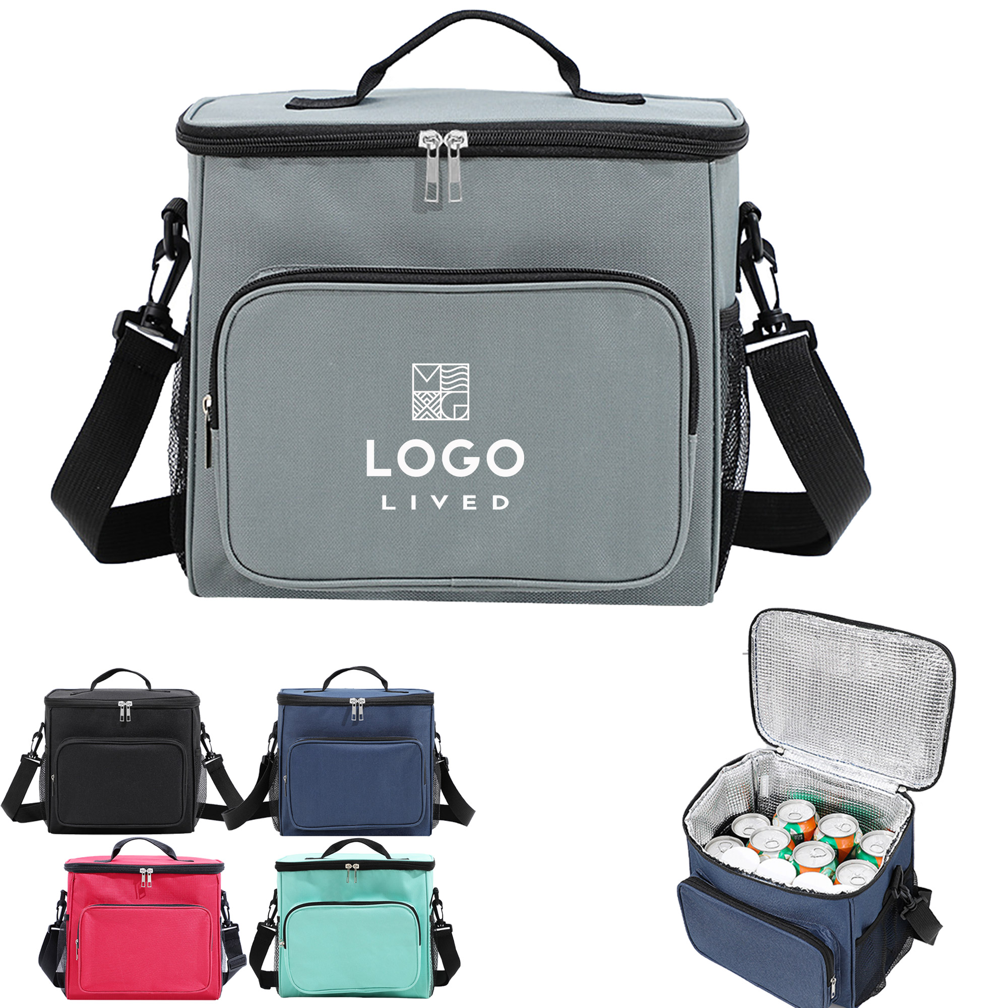 MOQ10 Oxford Waterproof Thermal Tote Bag 4