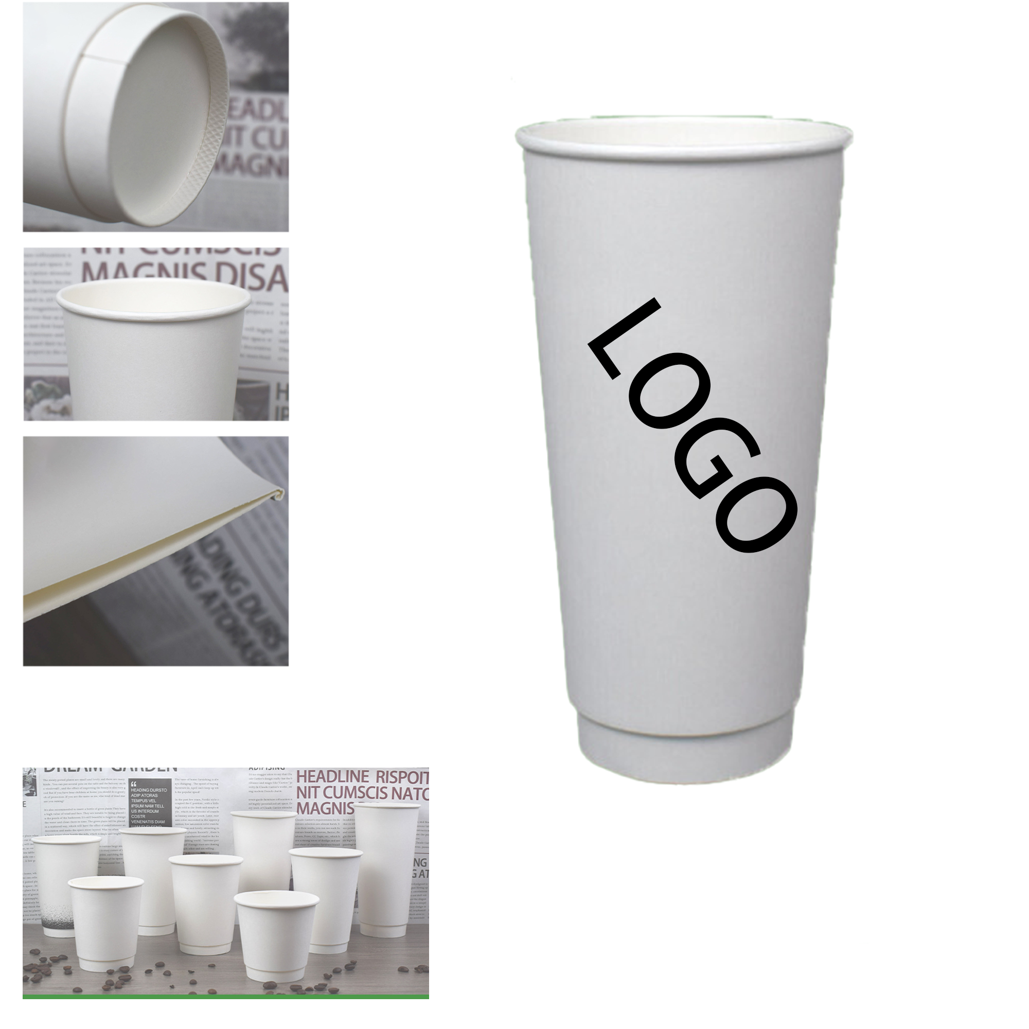 Disposable Double Layer Hollow Cup 2