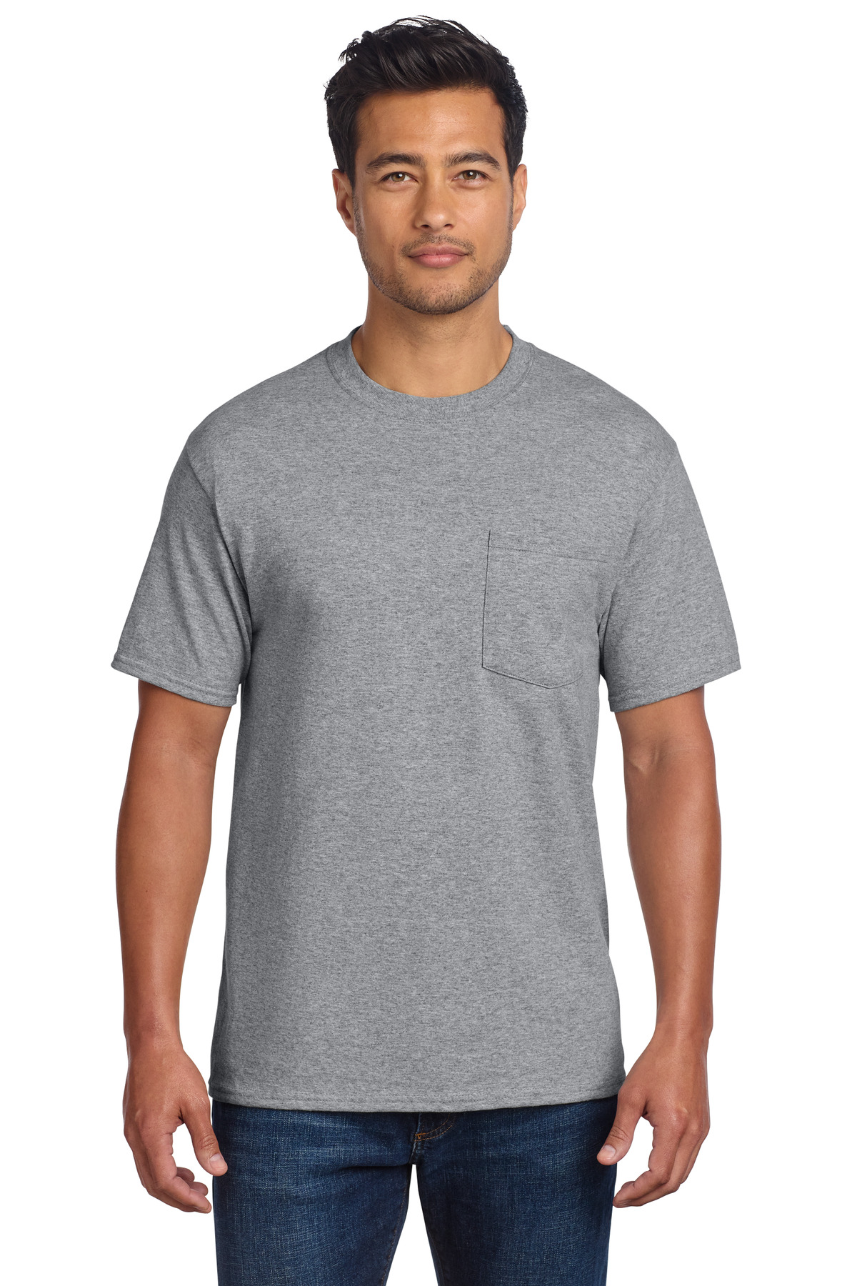 Port & Co Tall Essential Pocket Tee. PC61PT 83