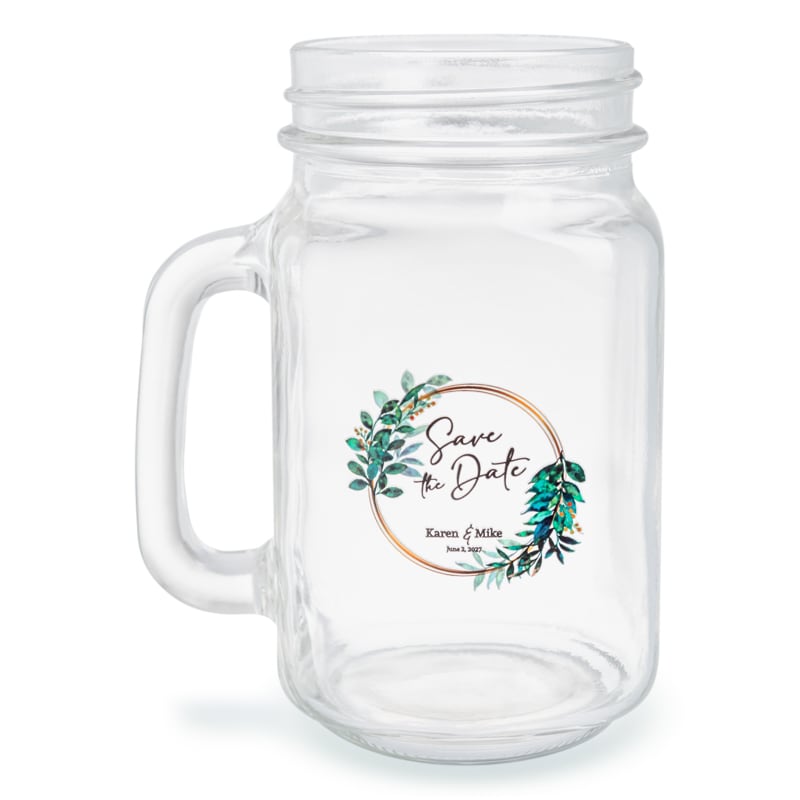 16 Oz Custom Mason Jars With Handles 11