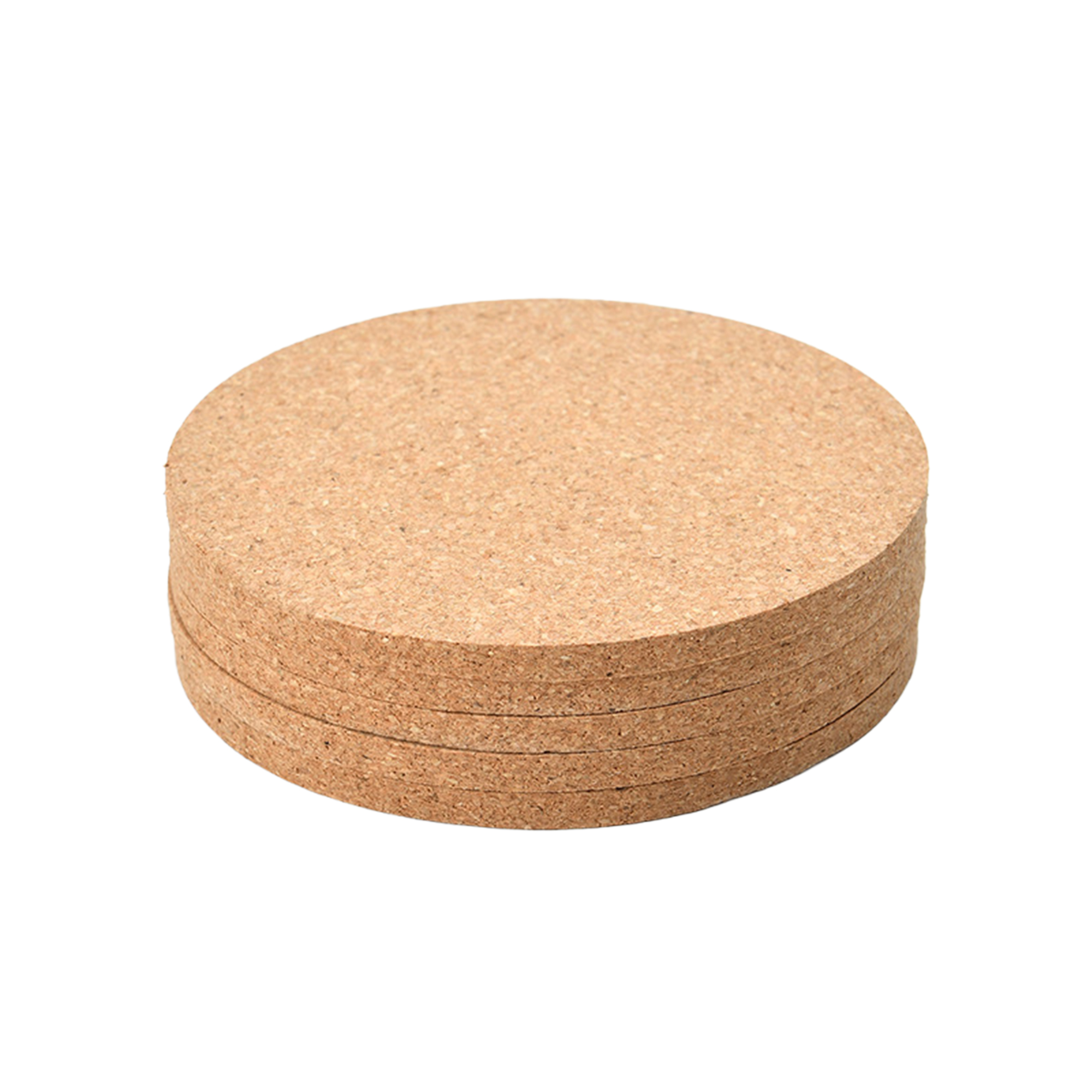 Round Cork Coasters Set 2