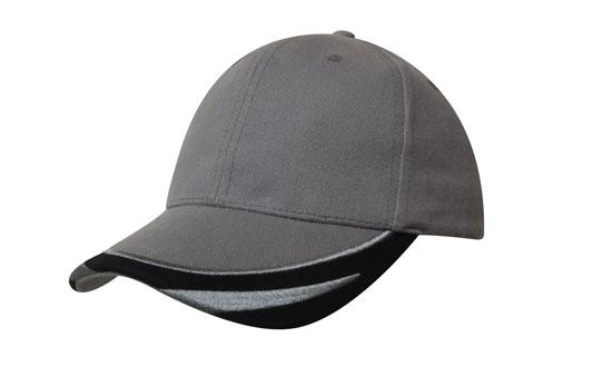 Brushed Heavy Cotton with Peak Trim Embroidered 4