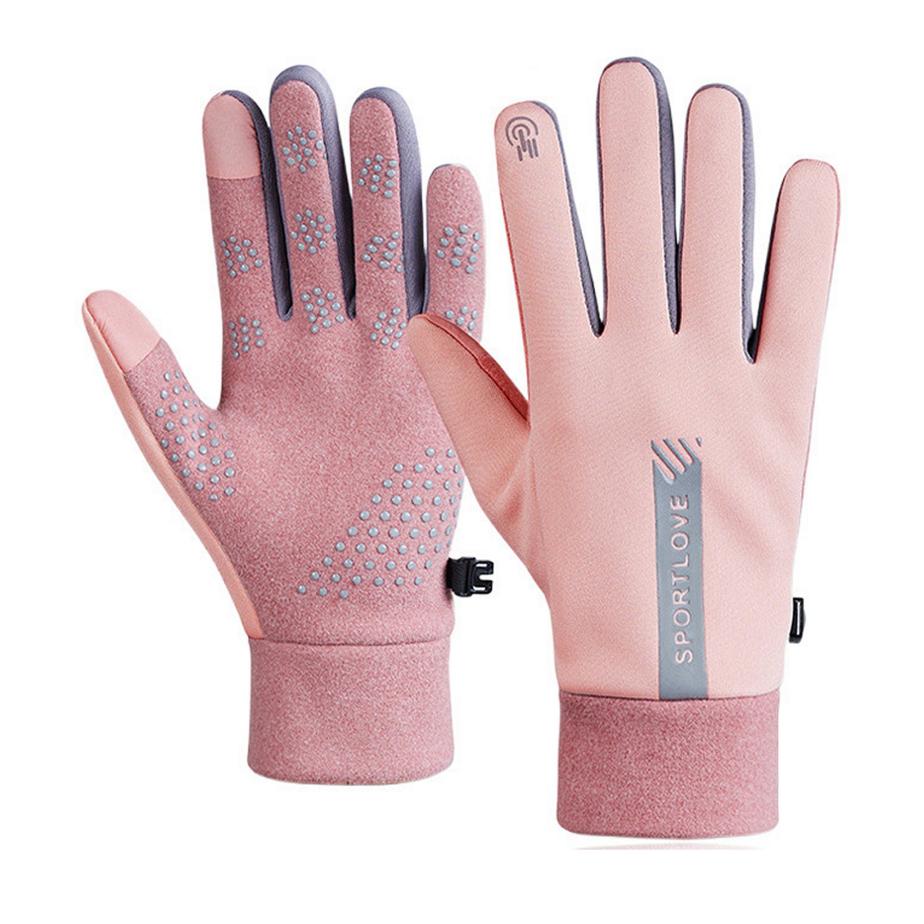 Women's Fleece Touch Screen Waterproof Gloves 5