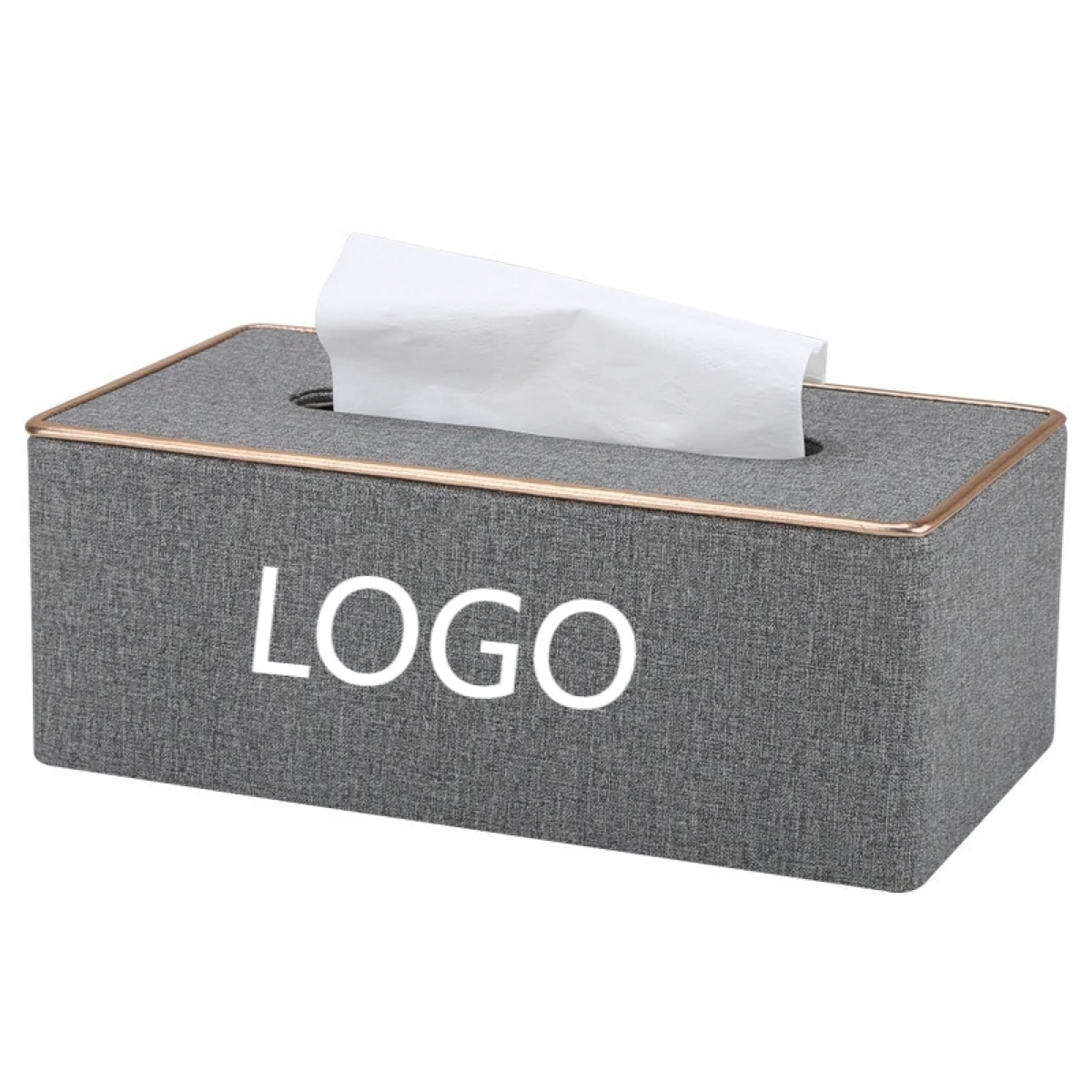 Custom Logo PU Tissue Box 2
