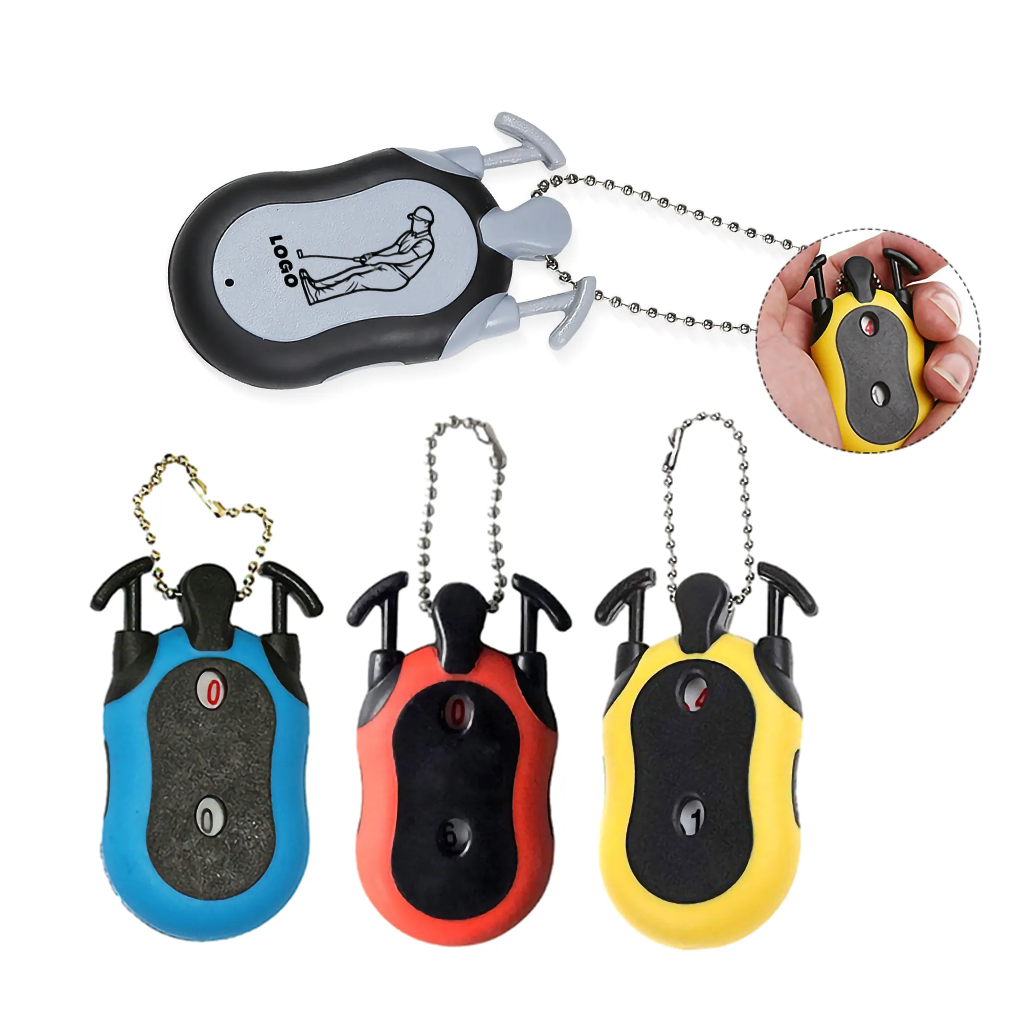 Portable Golf Score Counter MOQ 100PCS 1