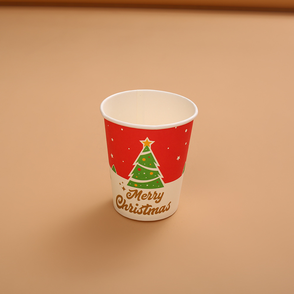 9 Oz Christmas Disposbale Paper Cup 3