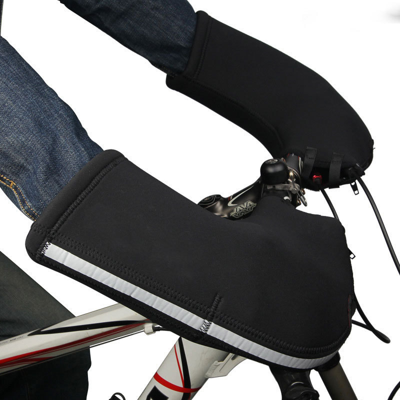 Bike Handlebar Mittens Cold Weather Thinsulate Thermal Bicycle Mittens 13