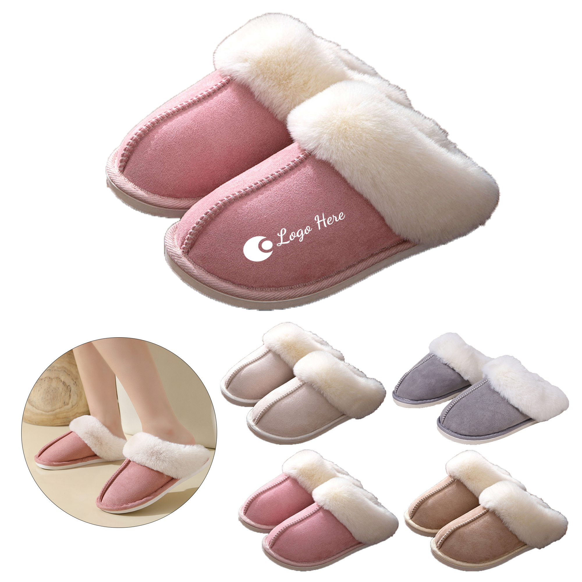 Home Warm Cozy Cotton Slippers 2