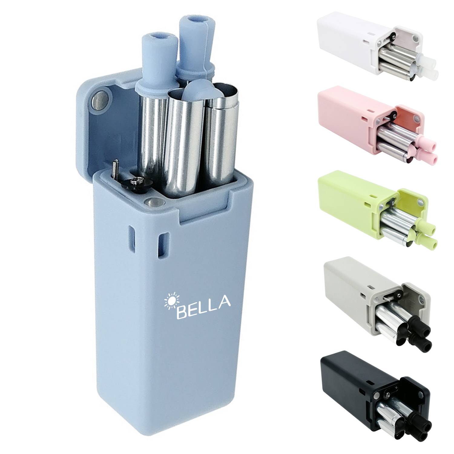 Foldable Stainless Steel Straw w/ Case 4