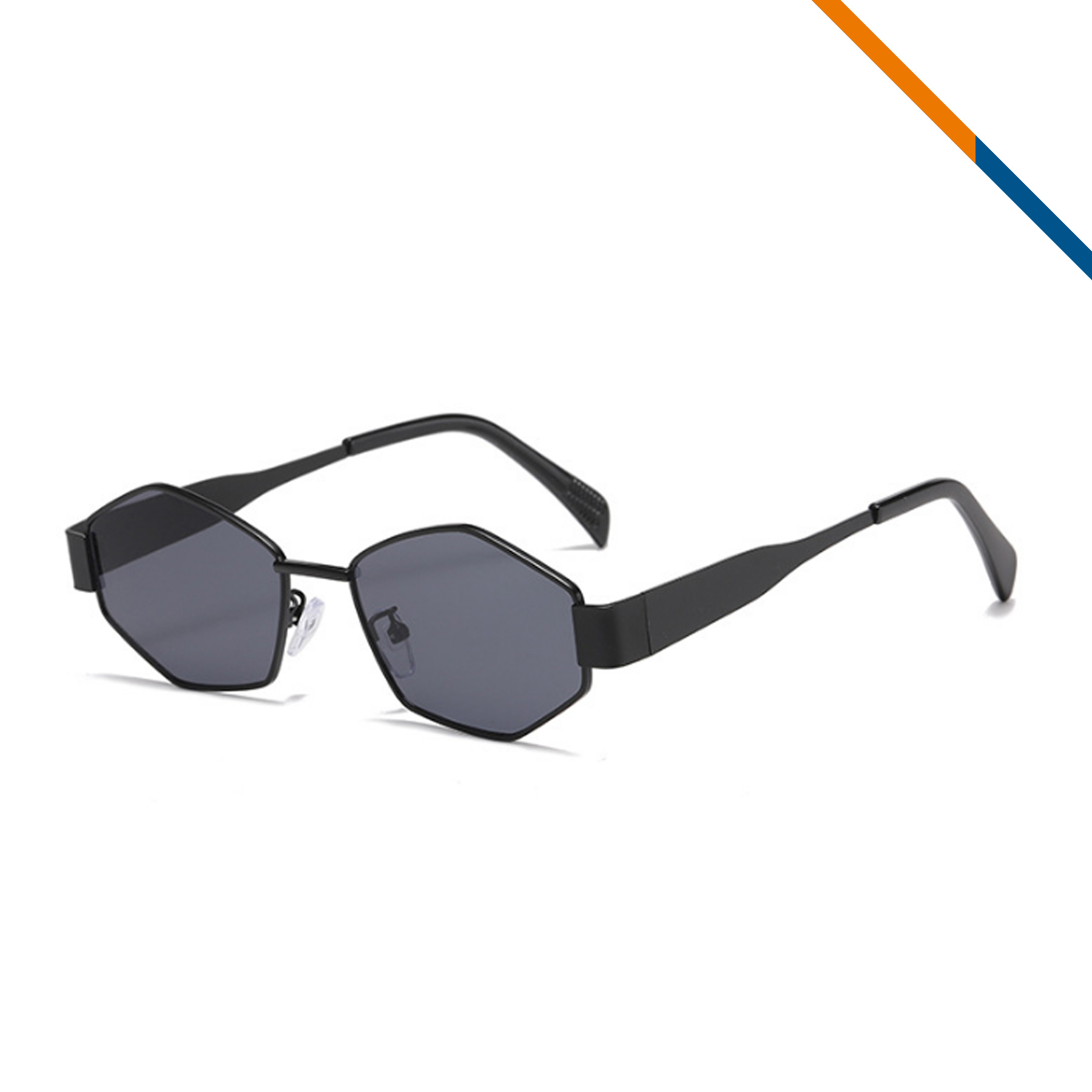 Chia Metal Hexagon Shaped Sunglasses 9