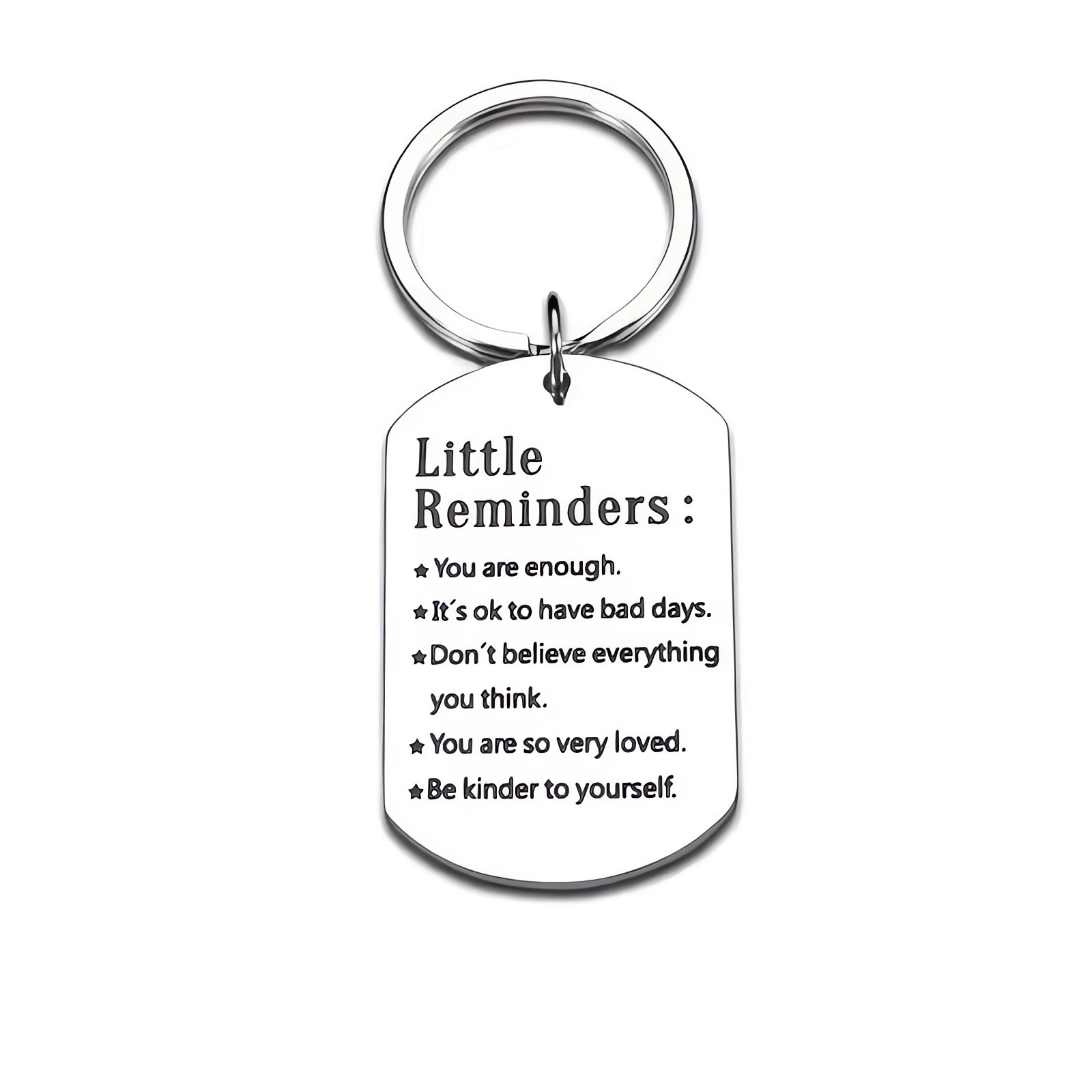Stainless Steel Engraved Keychain 3