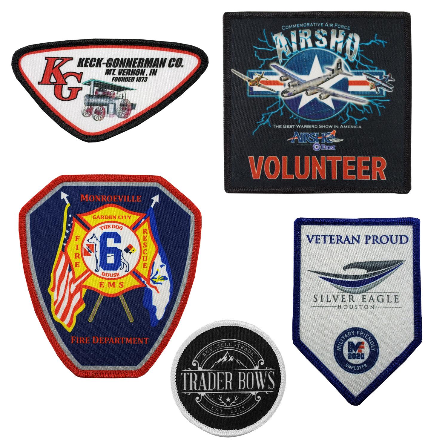Full Color 4CP Dye Sublimation Patches 3
