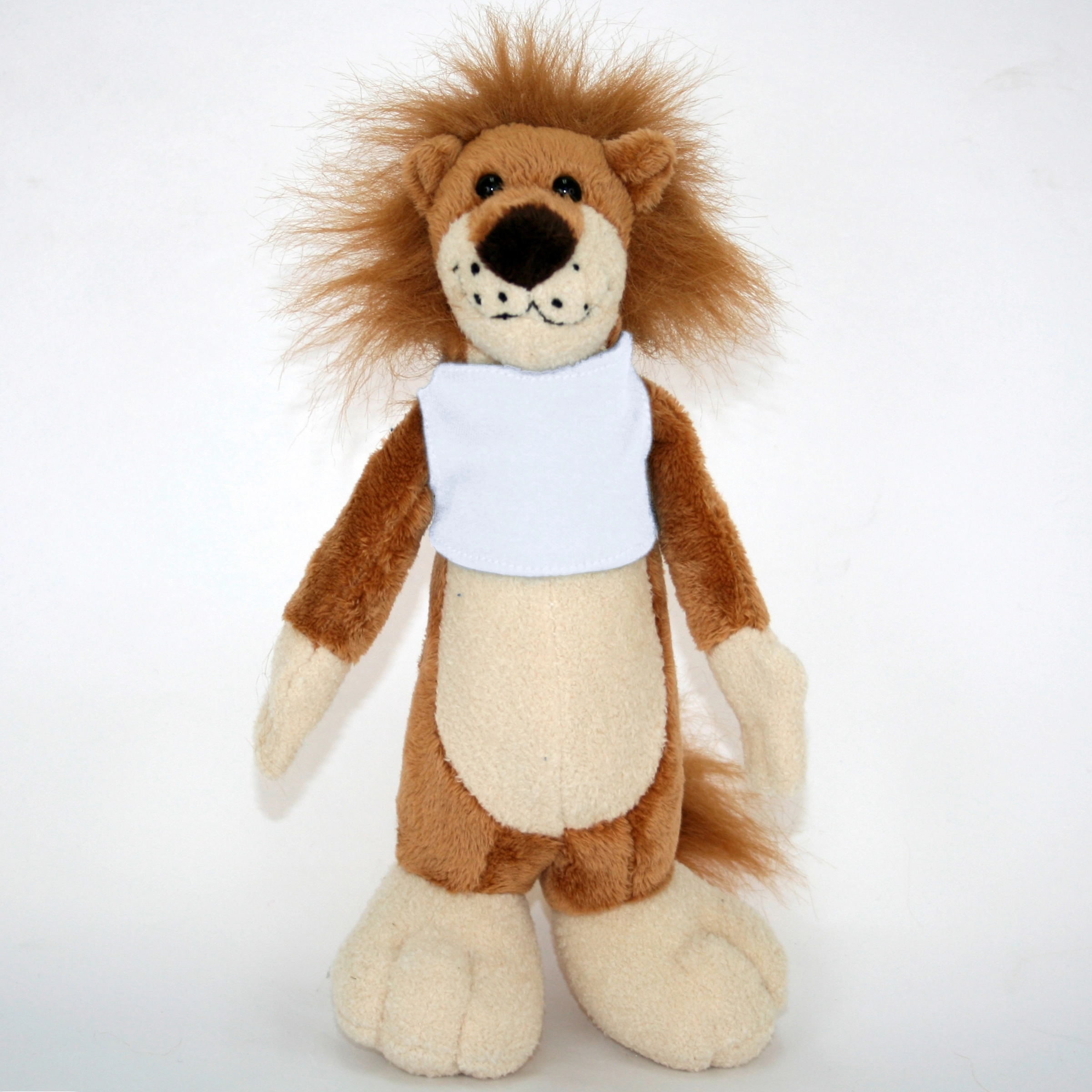 Long Body Stuffed Animal 10" Lion 7