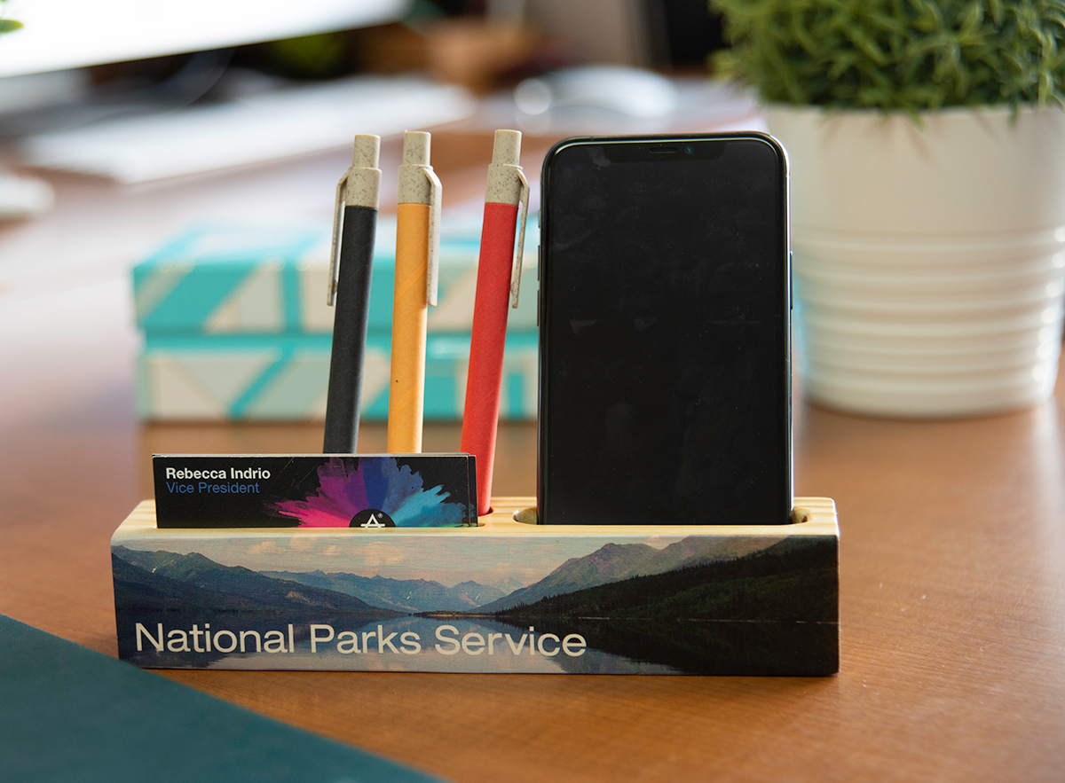 Wood Desk Organizer 4