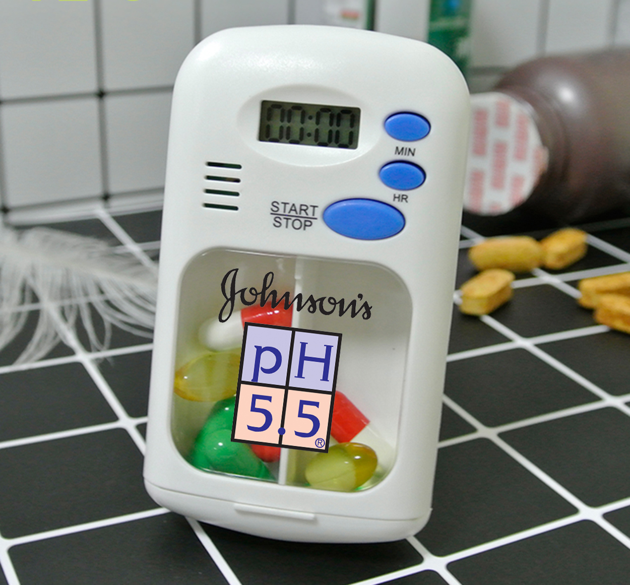 Value Pill Box W/ Alarm Timer 1