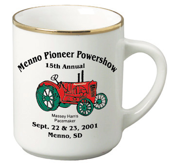 10 oz. White Porcelain Mug