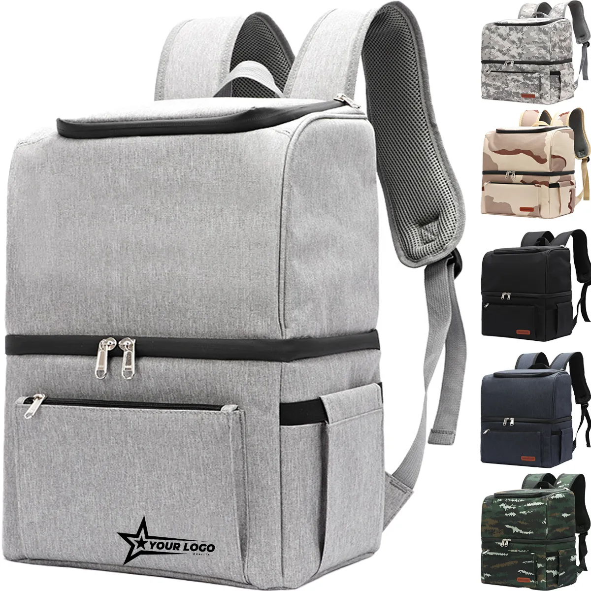 Portable Multi-Function Foldable Insulated Lunch Cooler Bag 6