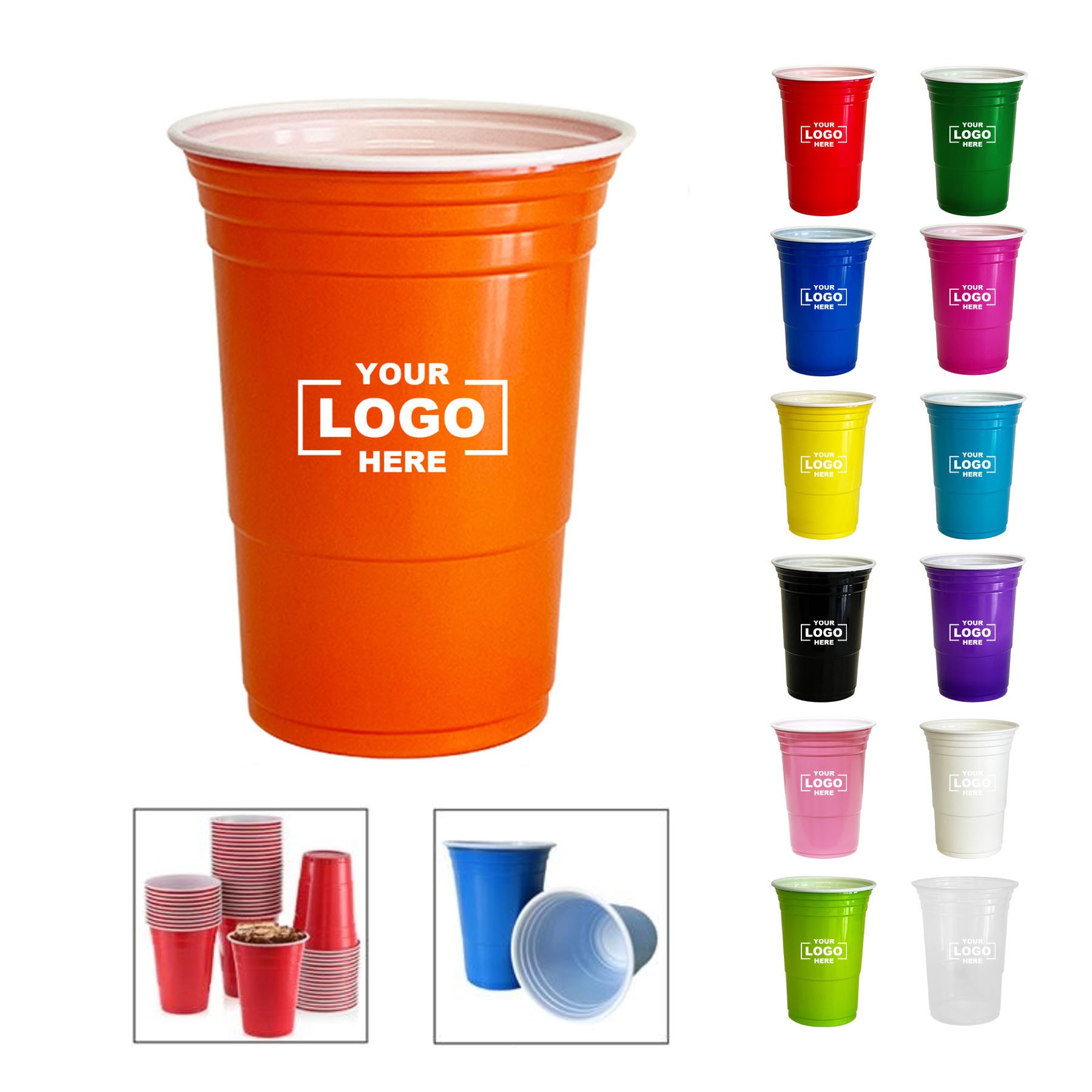 16oz BPA FREE Full Color Stadium Cup For Party 3
