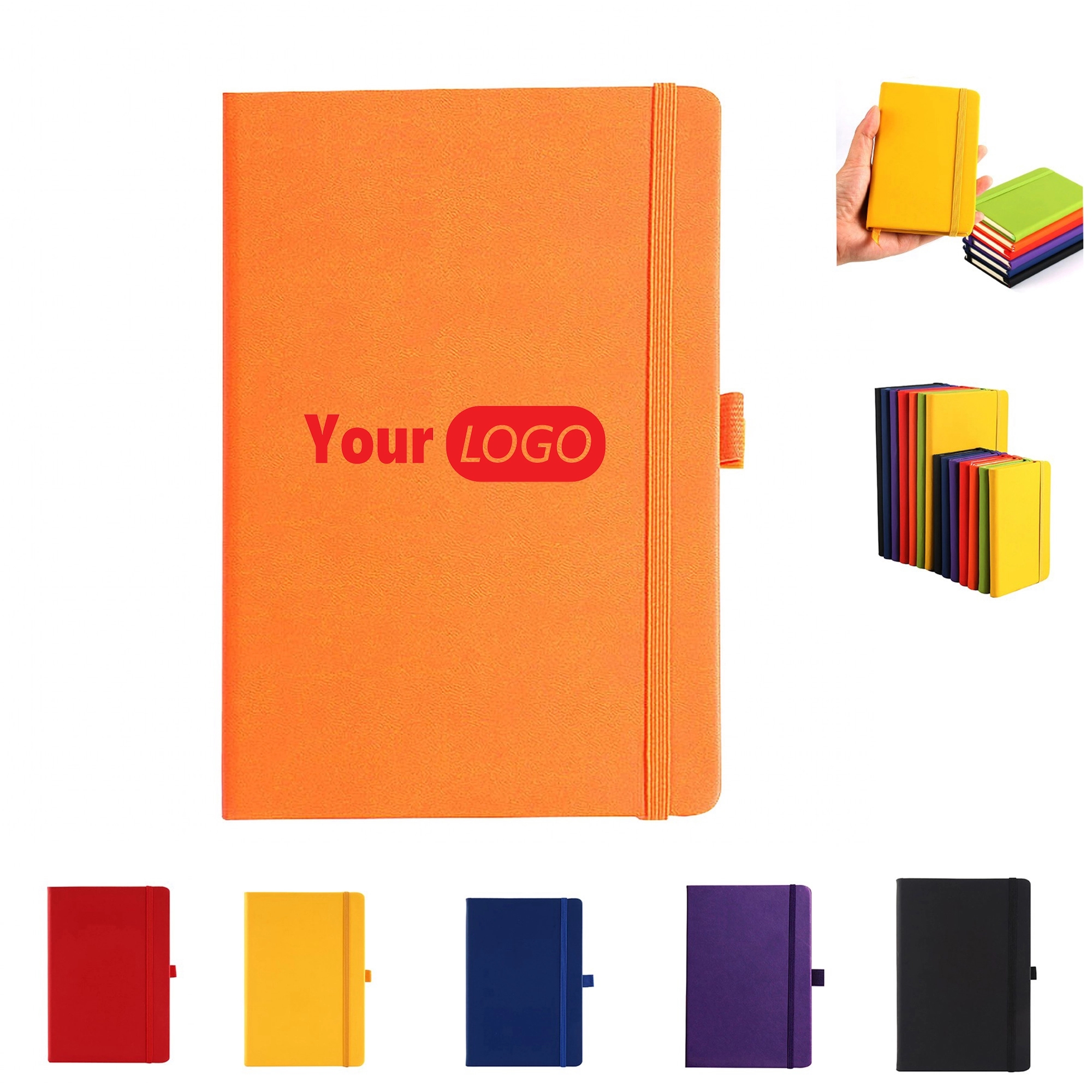 A6 Sized PU Leather Notebook