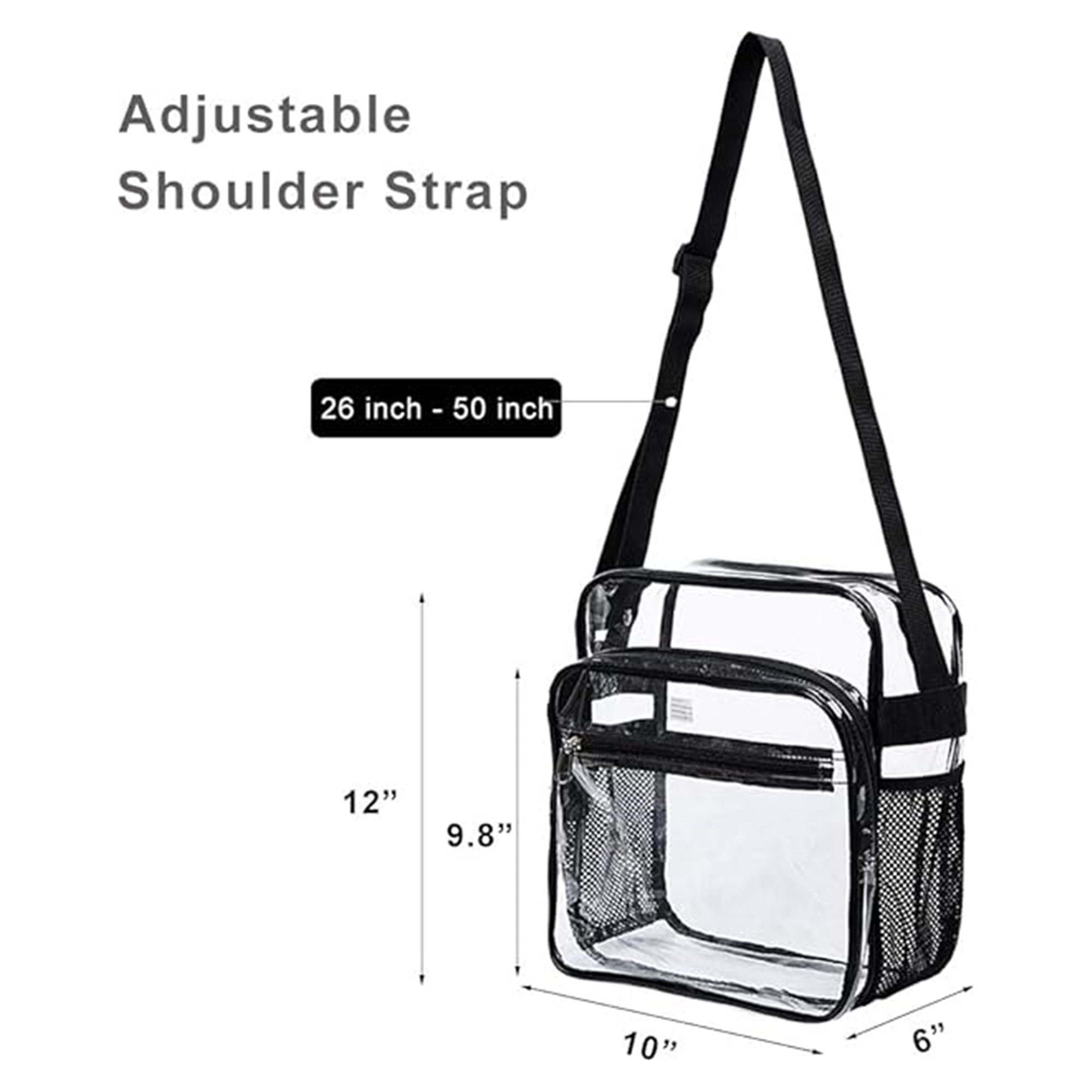 Crossbody Clear Shoulder Bag 4
