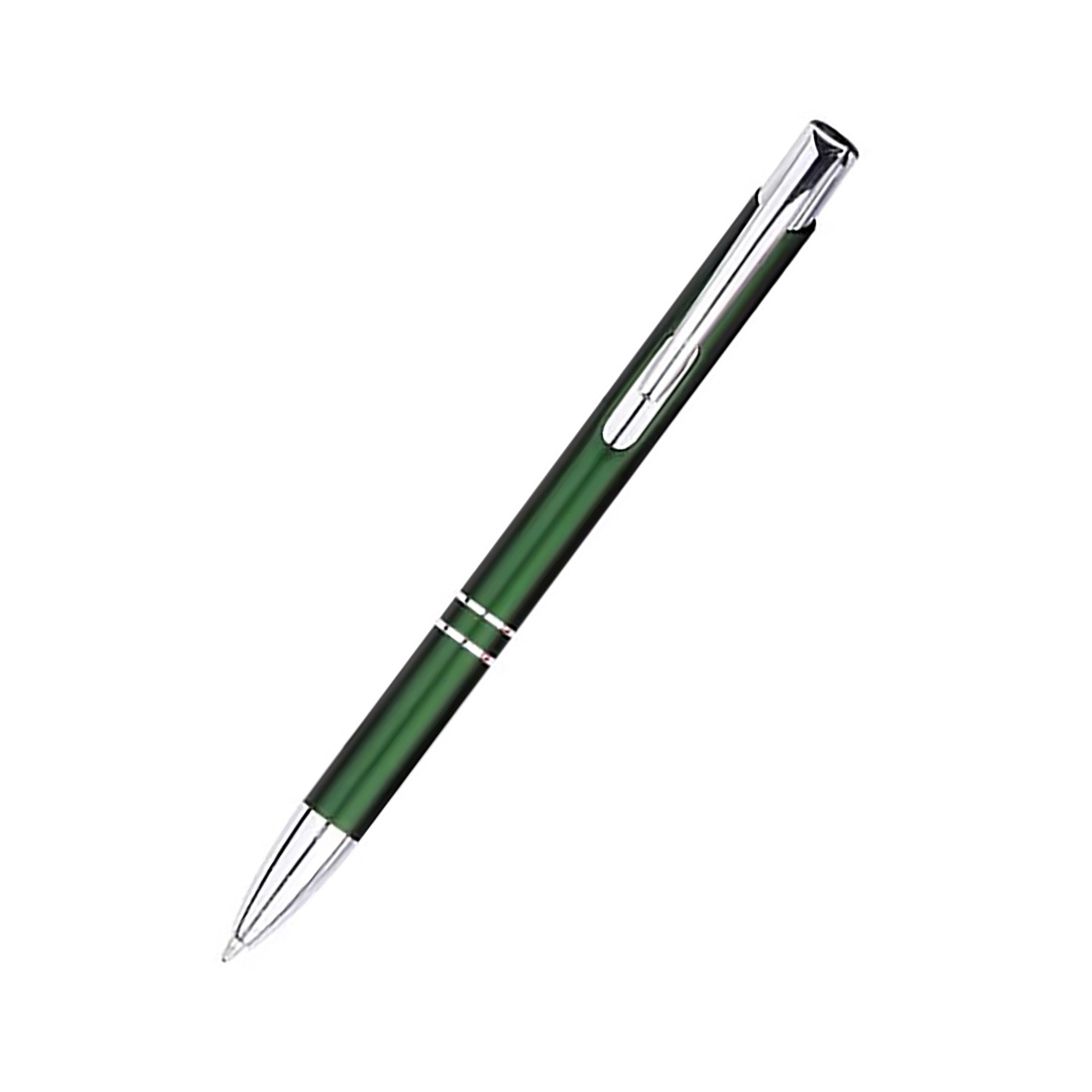 Aura Metal Push Action Ballpoint Pen w/ Chrome Accent 4