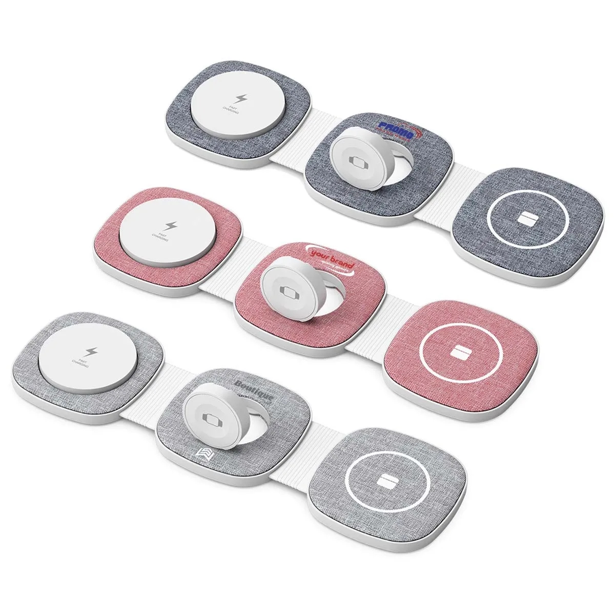 3 In 1 Cloth Multi-functional Magnetic Wireless Chargers 9